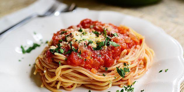 Spagette marinara