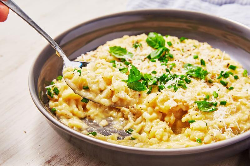 Risotto içli toyuq sarma