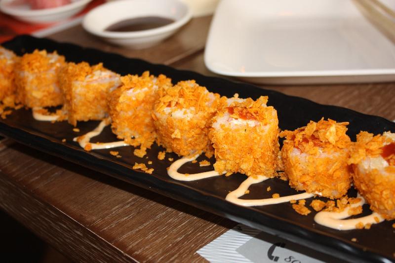Flaming dynamite roll