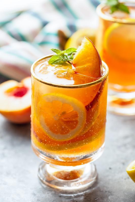 Peach ice tea 