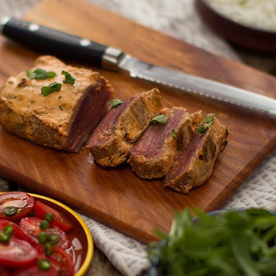BBq lamb Saddle