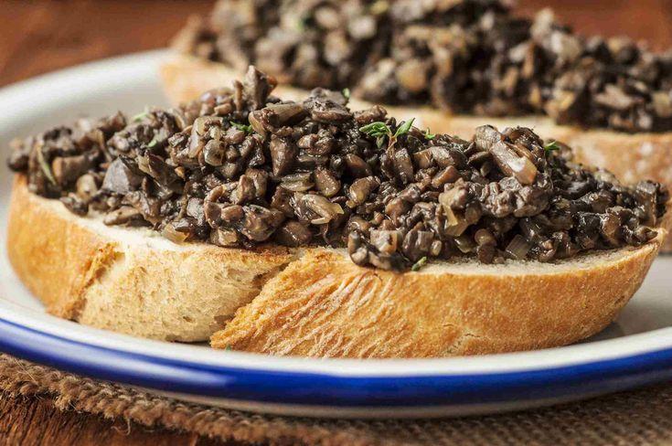 Mushroom Duxelle, Cocoa Bread