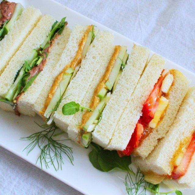 Vegetarian Finger Sandwiches