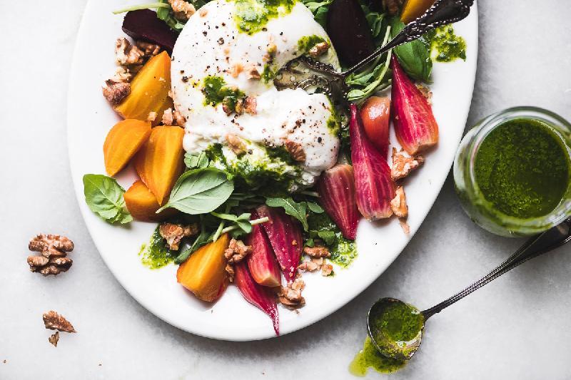 Burratini & Fall Baby Beets Salad 