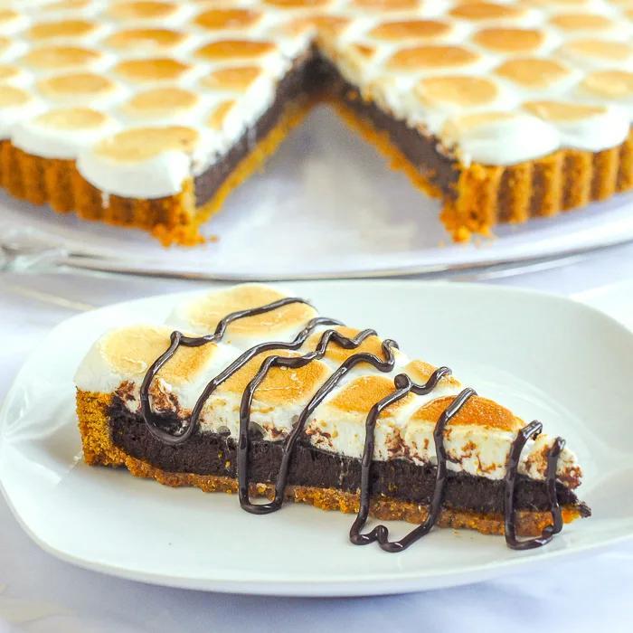 Campfire Smores Tart 