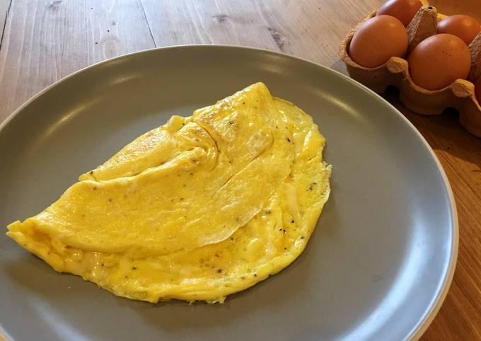 three Egg omelette served