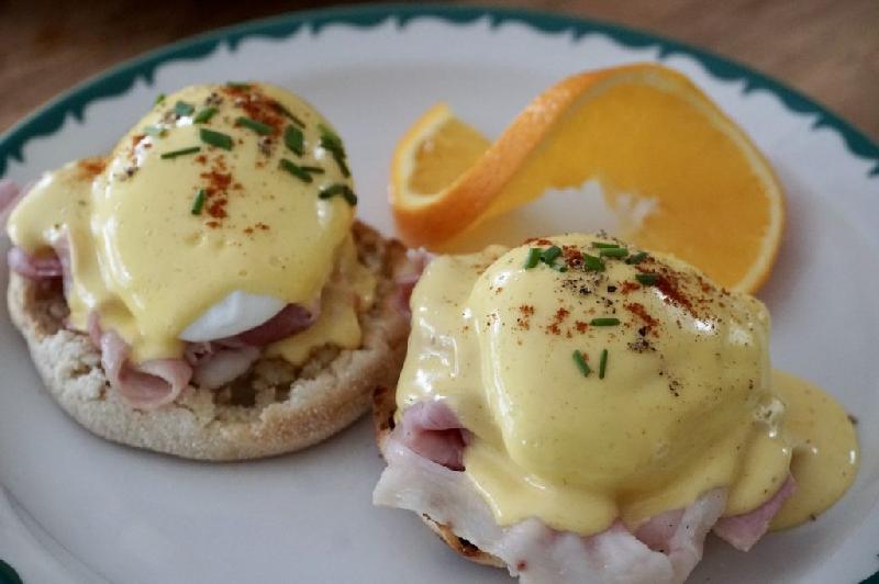 Shaved Black Forest Eggs benny 