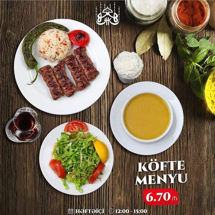 Köfte menyu