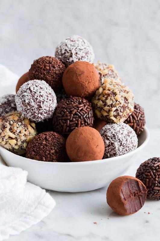 Handmade chocolate truffles