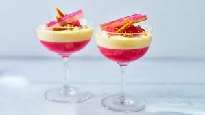 Rhubarb and custard