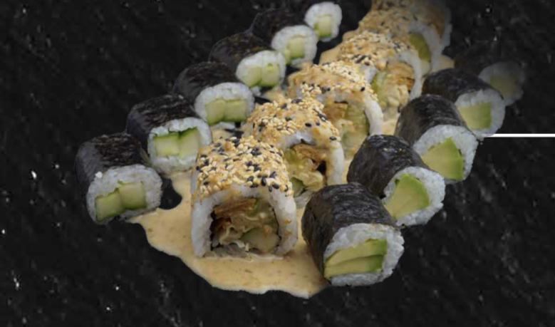 Vegan sushi set