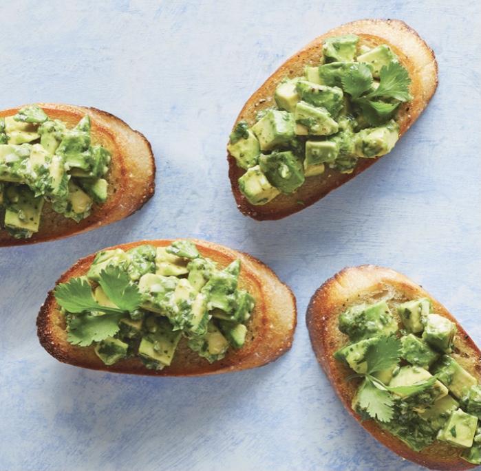 Bruschetta avocado
