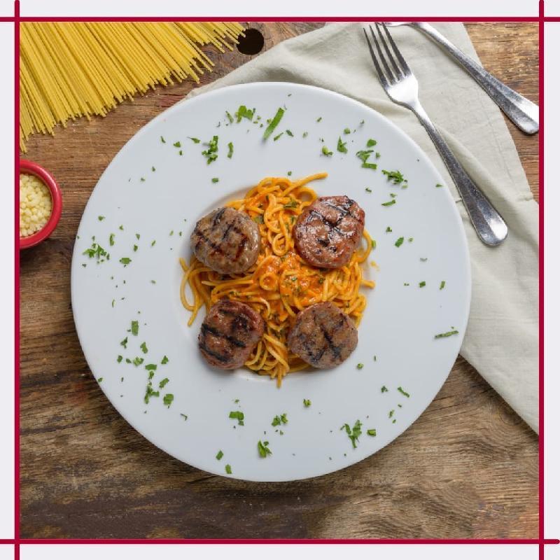 Izgara Köfteli spagetti 