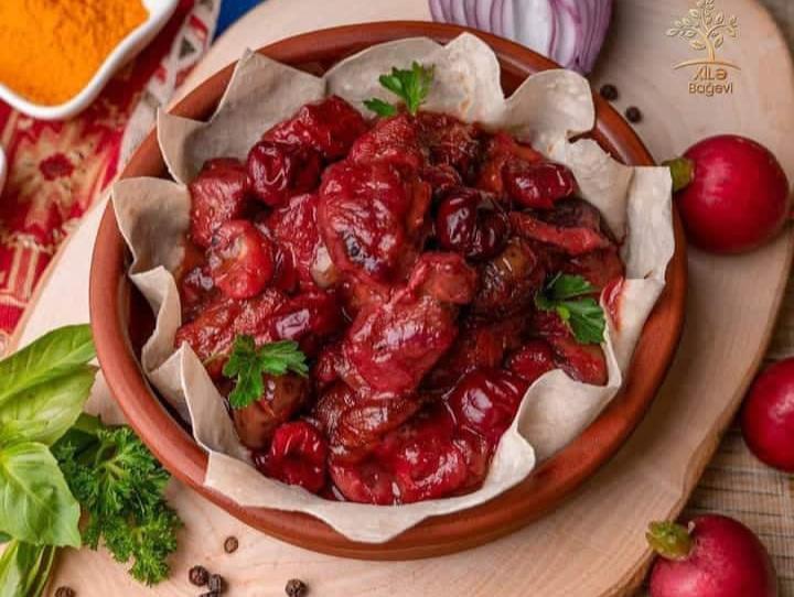 Vişnəli can əti 