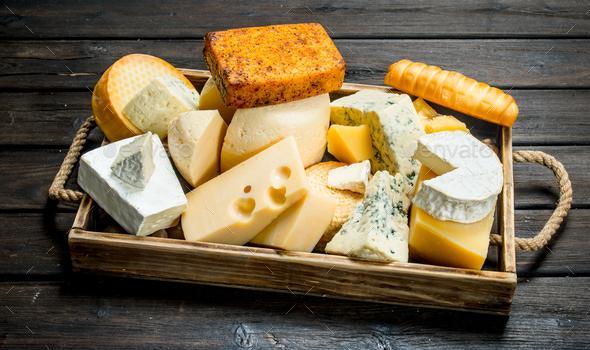 French cheese selection