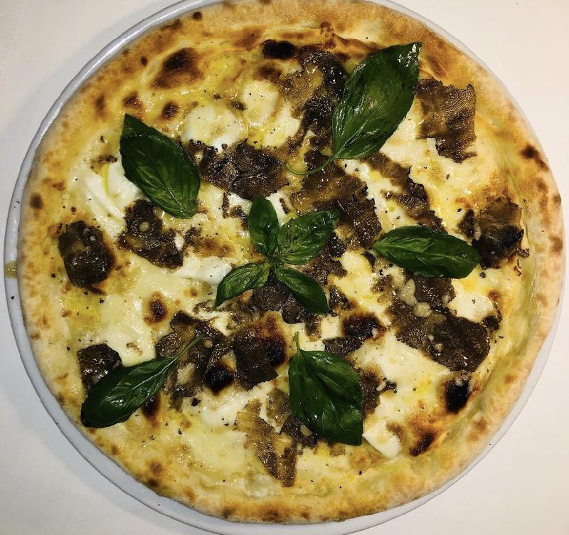 Pizza Bianca al tartufo nero di norcia