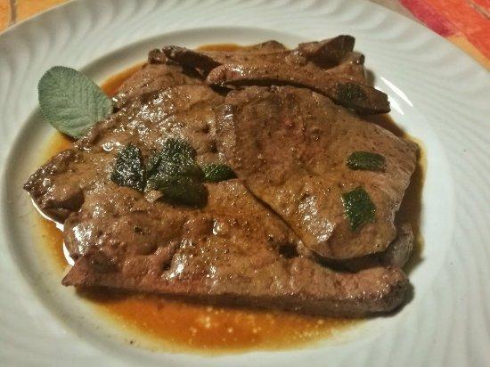 Fegato di Vitello al burro e salvia