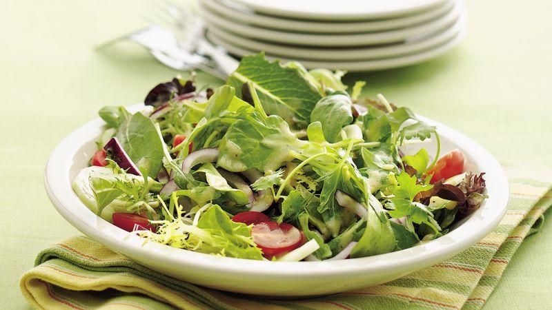 Sitrus Souslu Qarışıq Yaşıl Salat