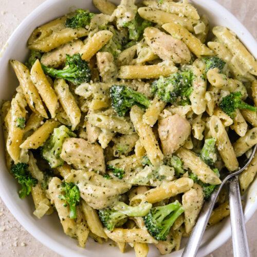 Tagliatelli Chiken Pesto