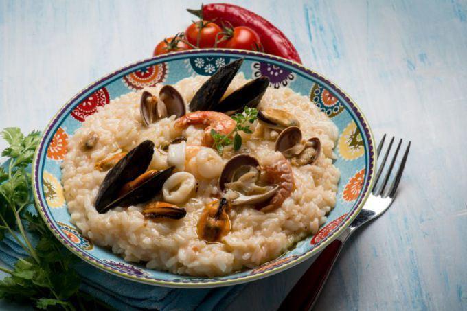 Dəniz Məhsulları Risotto 