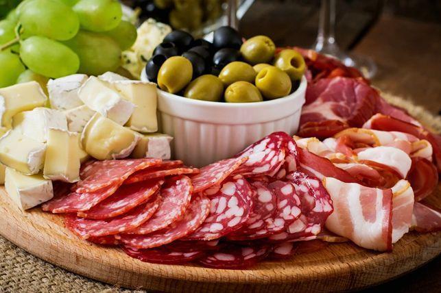 Cold meat plate