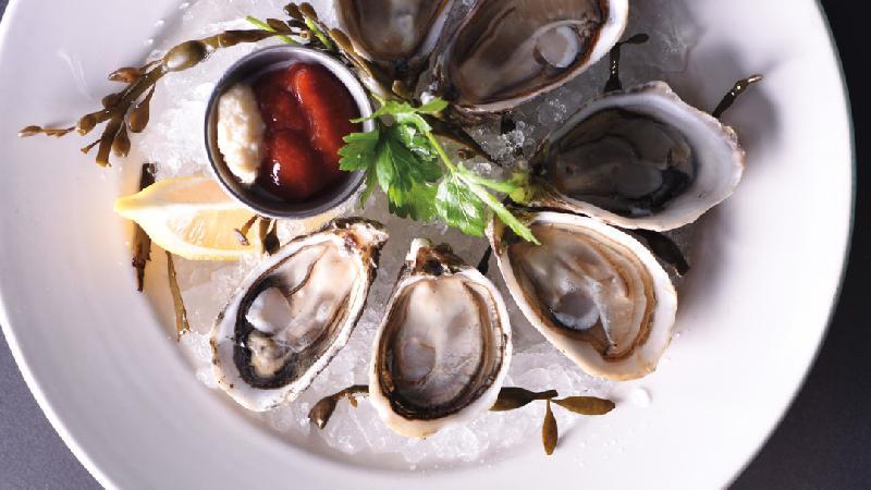Black pearl oysters