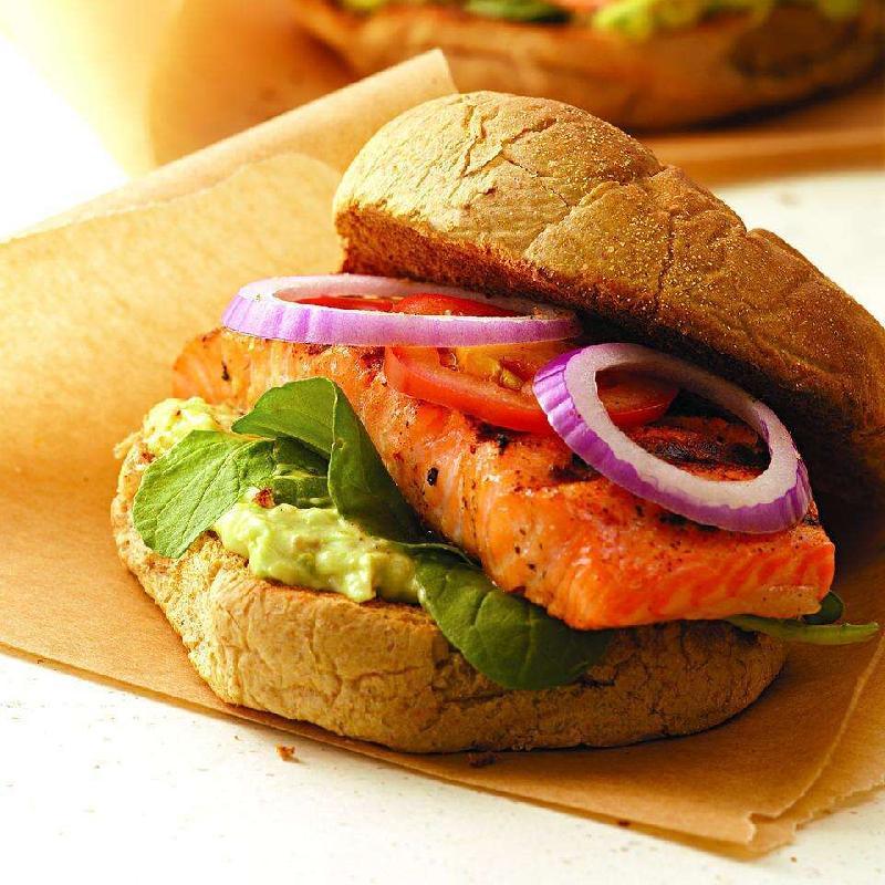 Salmon sandwich