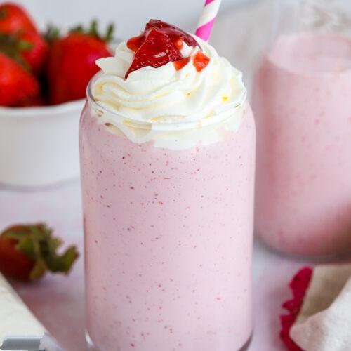 Strawberry milkshake