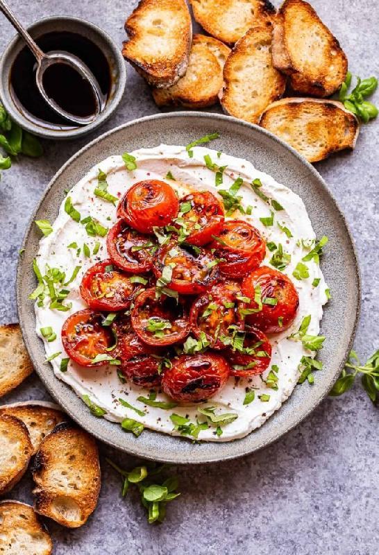 Balsamic Tomatoes Ricotta