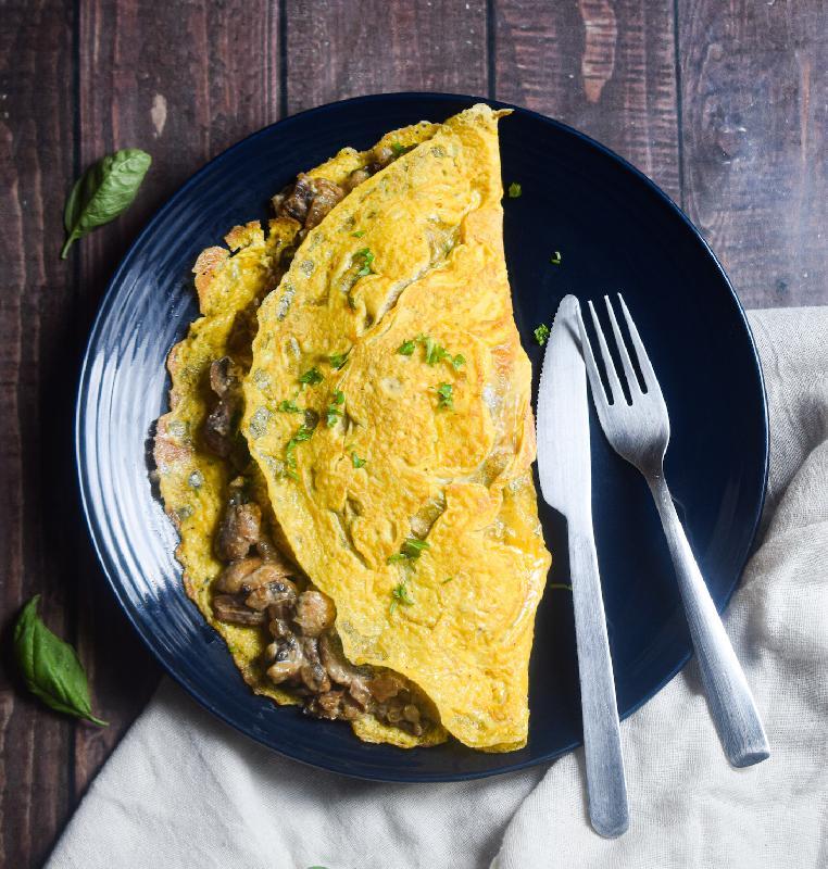 With Creamy Mushrooms