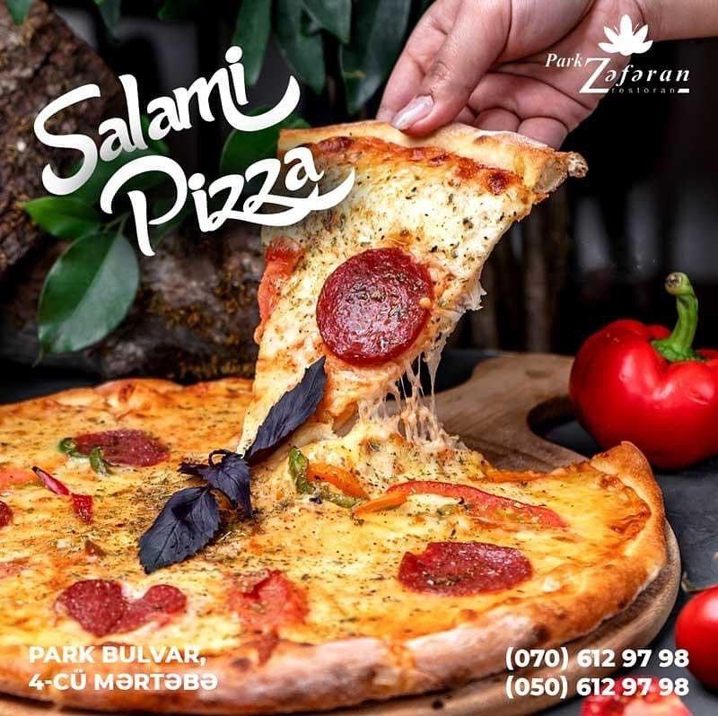 Salami Pizza