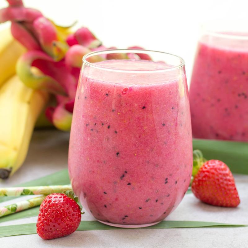 Possion Fruit & Strawberry & Pineapple & Banana