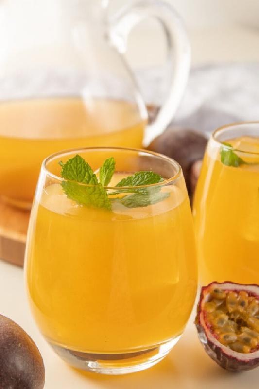 Passion Fruit Mango Ice Tea