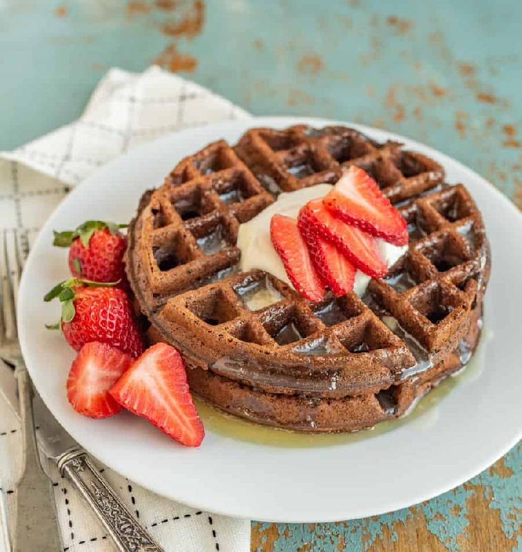 Waffle Şokoladlı 