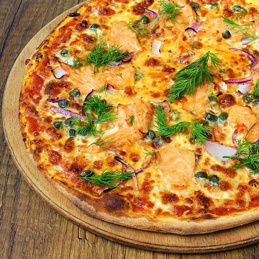 Pizza salmon