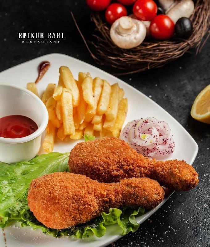 Pankoda Qızardılmış Toyuq Budları 
