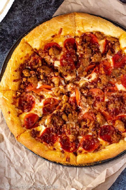 Meat lovers pizza