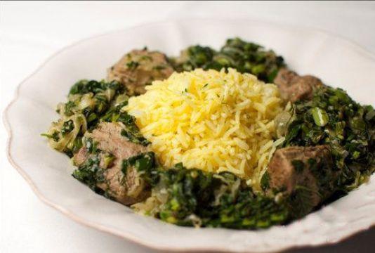 Səbzi plov 