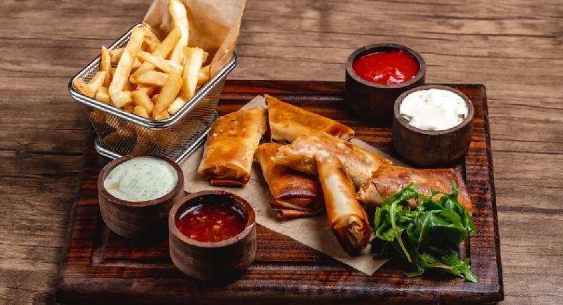 Spring roll с курицей