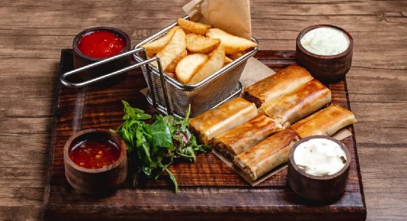 Spring Roll с морепродукатами