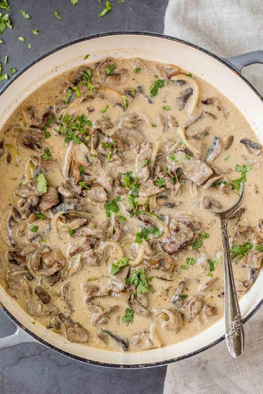 Beef Stroganoff