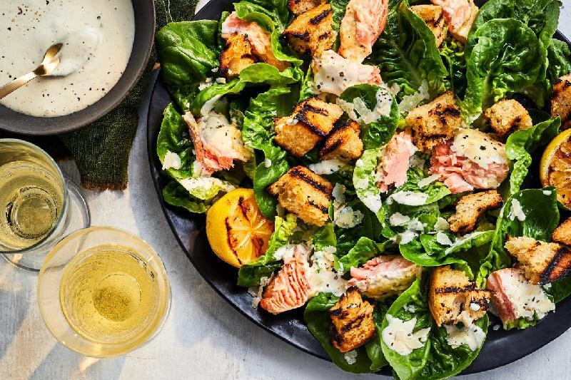 Solmon Salat Portakal Sos