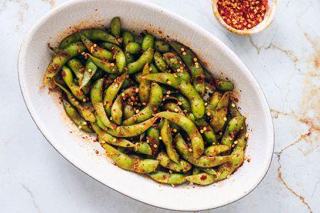 Spicy edamame