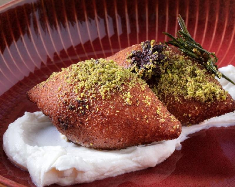 Pistachio Stuffed Meatballs