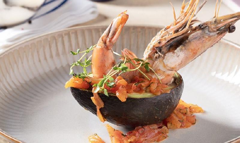 Jumbo Shrimp with Avocado