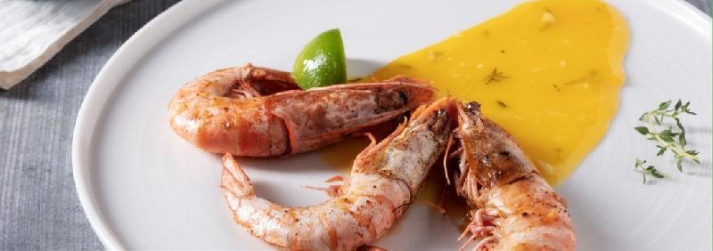 Jumbo Shrimp with Orange Sauce