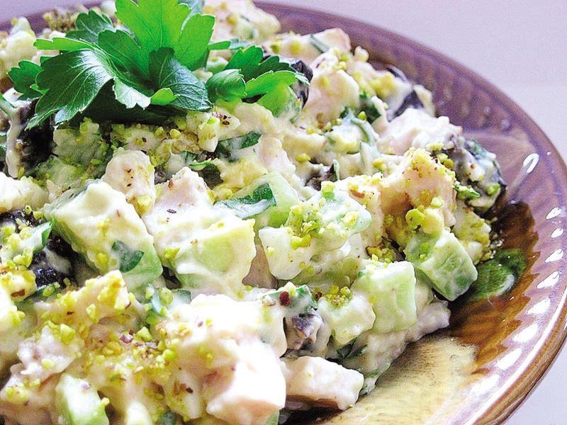 Qaymaqlı Ət Salatı