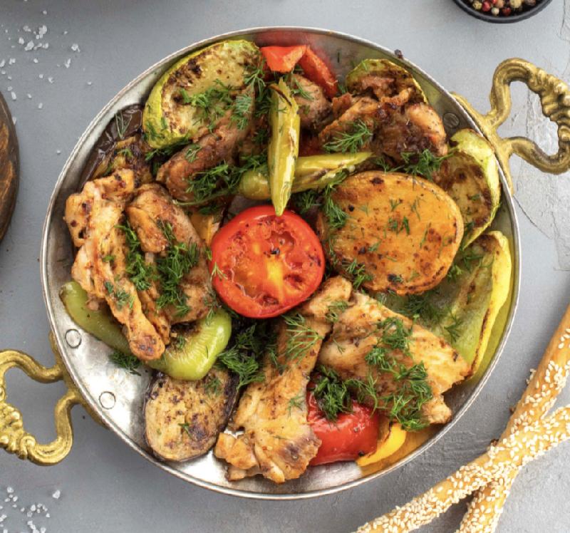 Tərəvəzli İzqara Kabab 