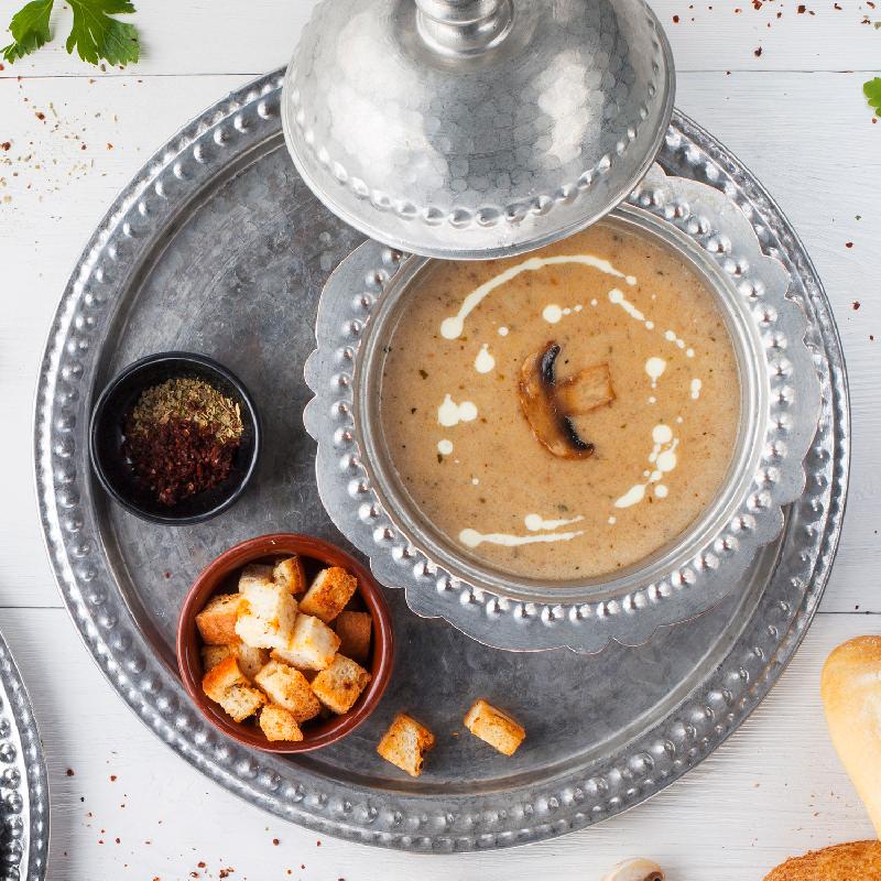 Qaymaqlı Göbələk Şorbası 