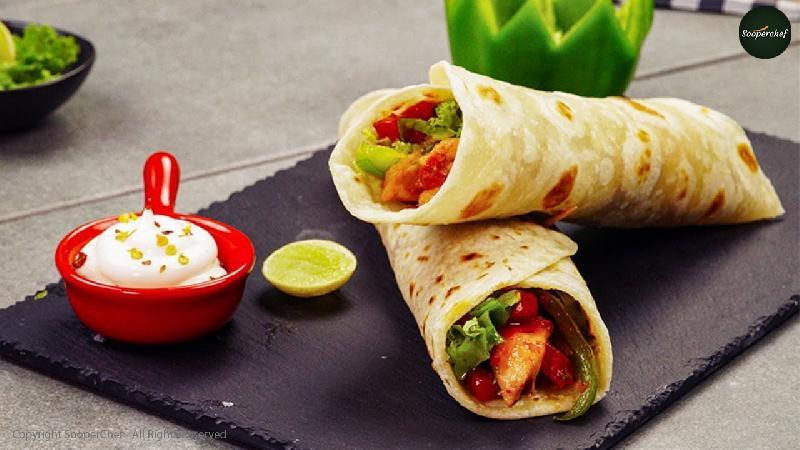 Fajitas Roll toyuq ilə